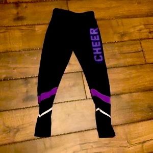 Justice cheer leggings 18/20